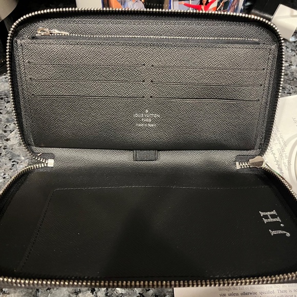Louis Vuitton Zippy Organizer Wallet Black Noir - Picture 3 of 3